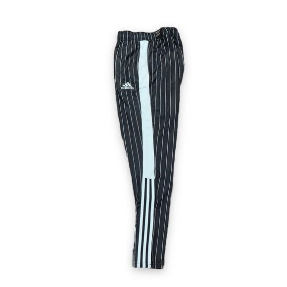 Adidas‎ Tiro Pants Youth Large Blue Pin Stripes VIP  Soccer Warm Up HC1311 - Picture 1 of 7